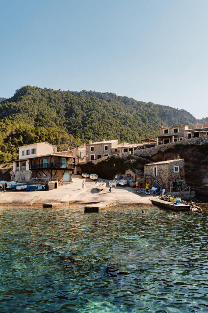 Port de Valldemossa coastal village fishing boats Mallorca