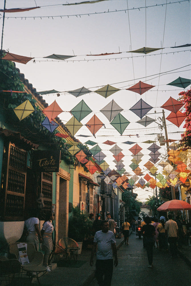 Travel scenery in Cartagena, Colombia