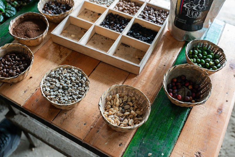 assorted coffee beans