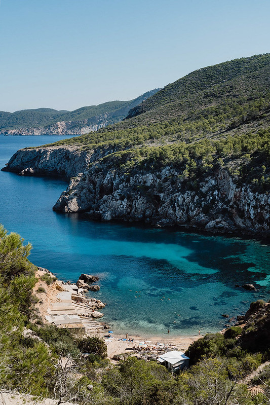 Coastal landscape in Ibiza, Spain