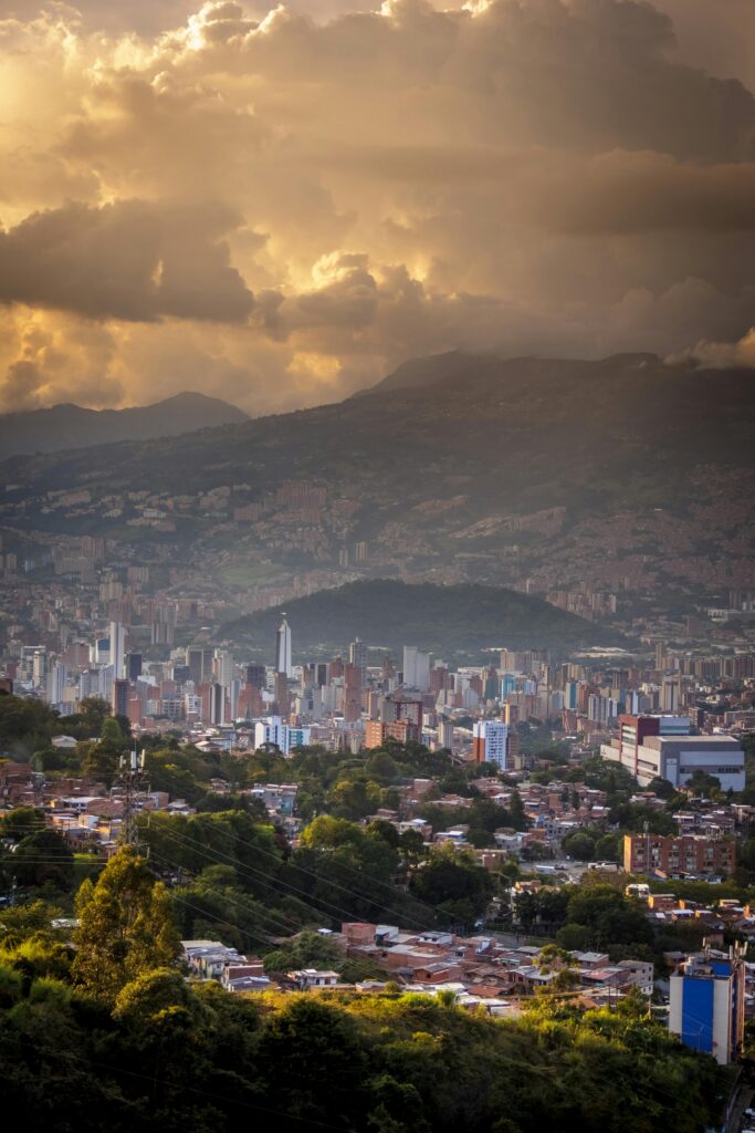 medellin-colombia-sunset-over-the-city