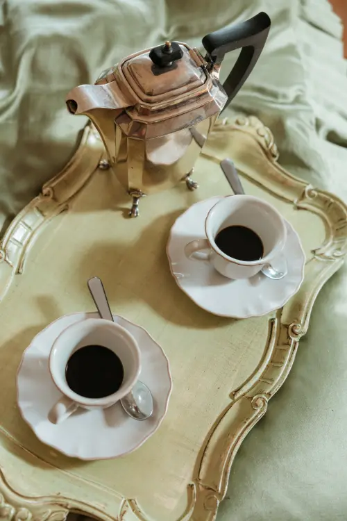 Morning coffee Villa Anima