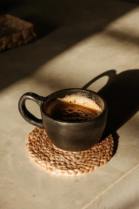 Morning coffee at Casa Nopal