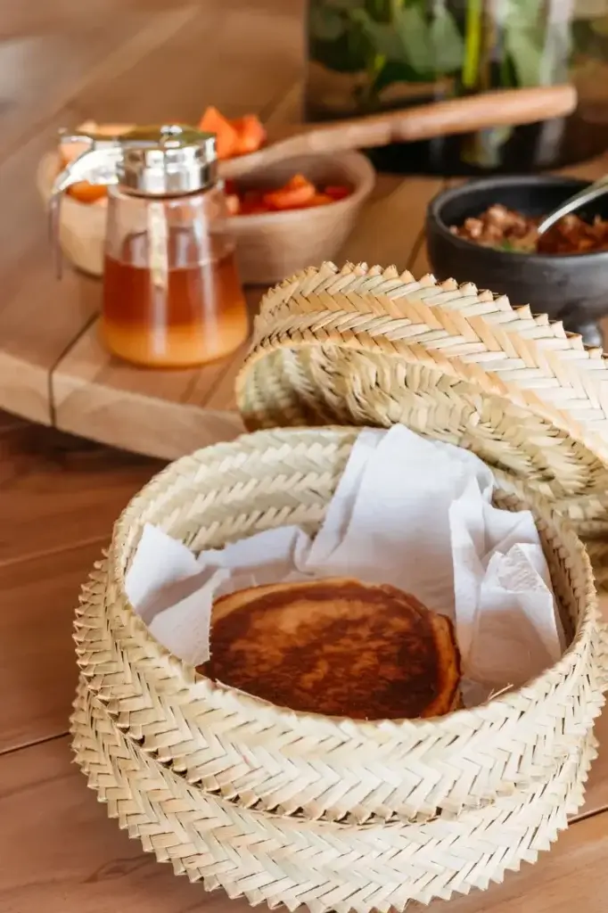 Traditional Mexican breakfast served at Casa Nopal in Mazunte, Mexico