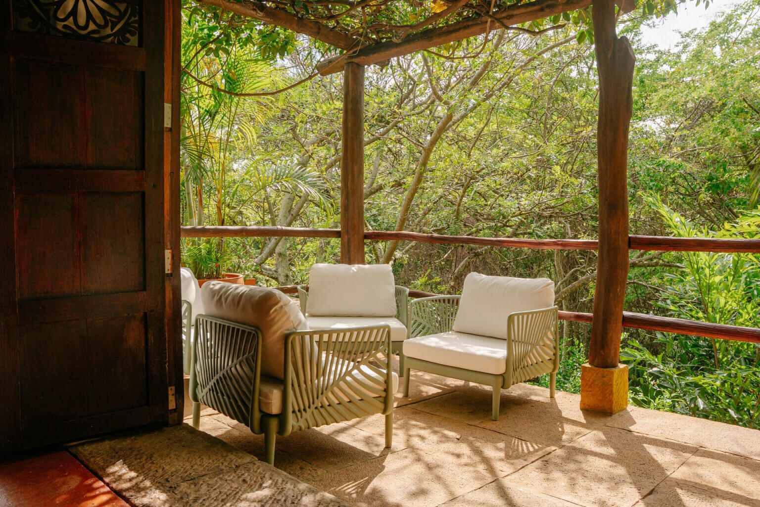 Nature view in beautiful Casa Siriri in Barichara, Colombia