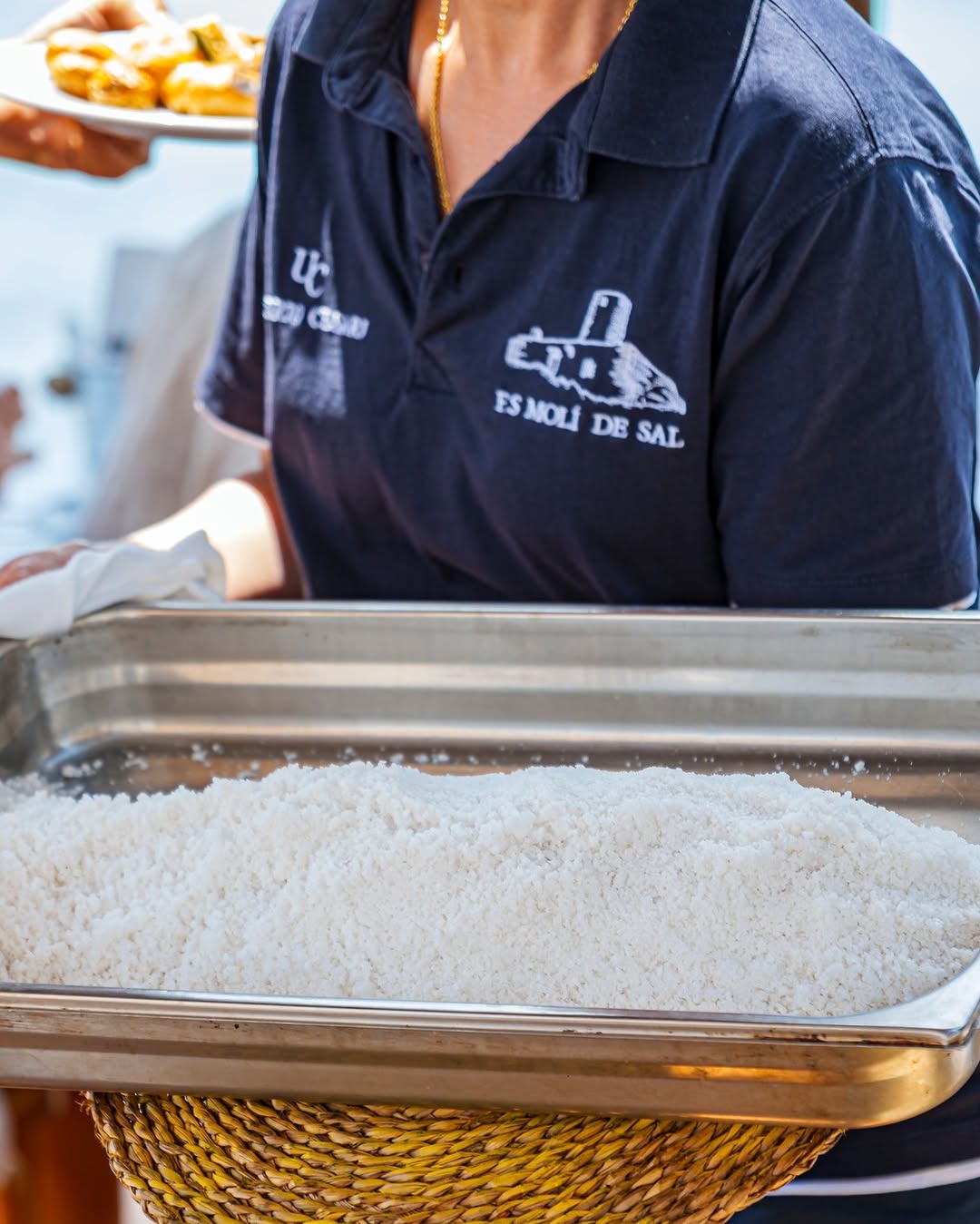 Salt-Crust Preparation at Es Molí de Sal Restaurant