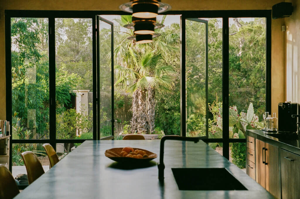 Villa Anaïs Ibiza Kitchen Garden View