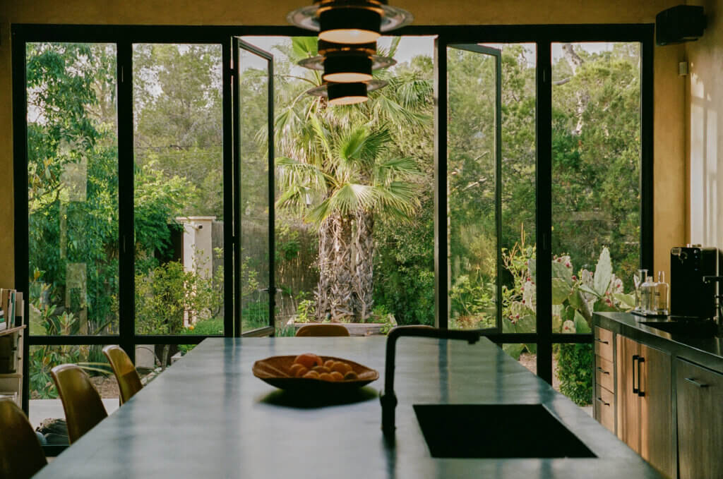 Villa Anais Luxury Villa Kitchen and Garden View