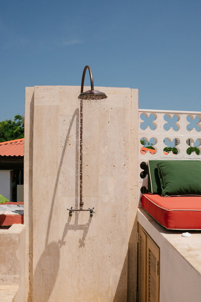 Luxury Rooftop Outdoor Shower | Casa Trinidad