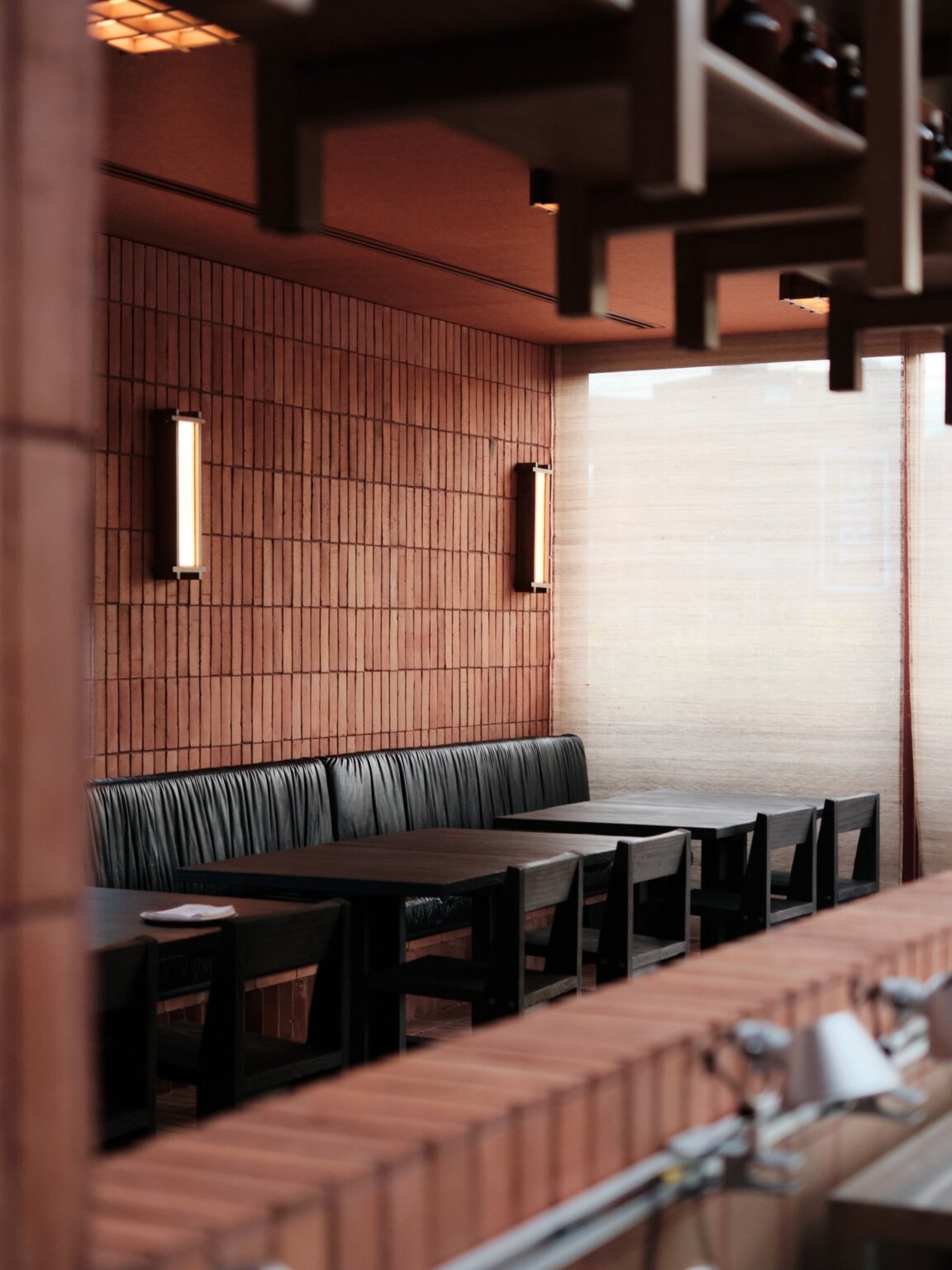 Dining room at Boro restaurant in Medellín
