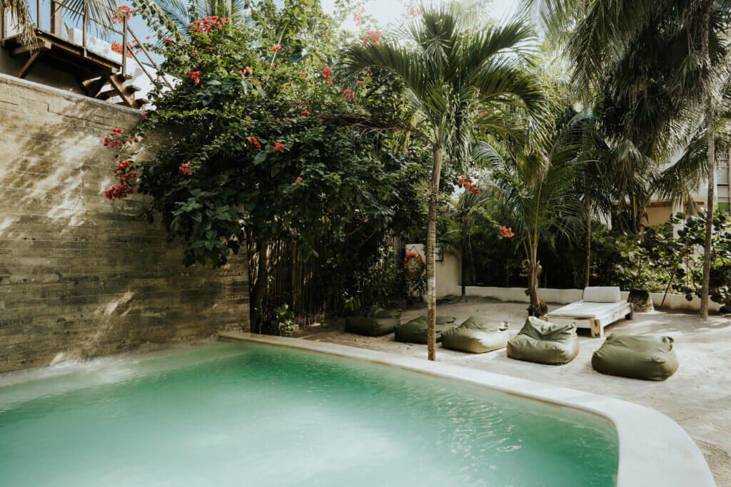 Luxury beachfront villas in Tulum, Mexico